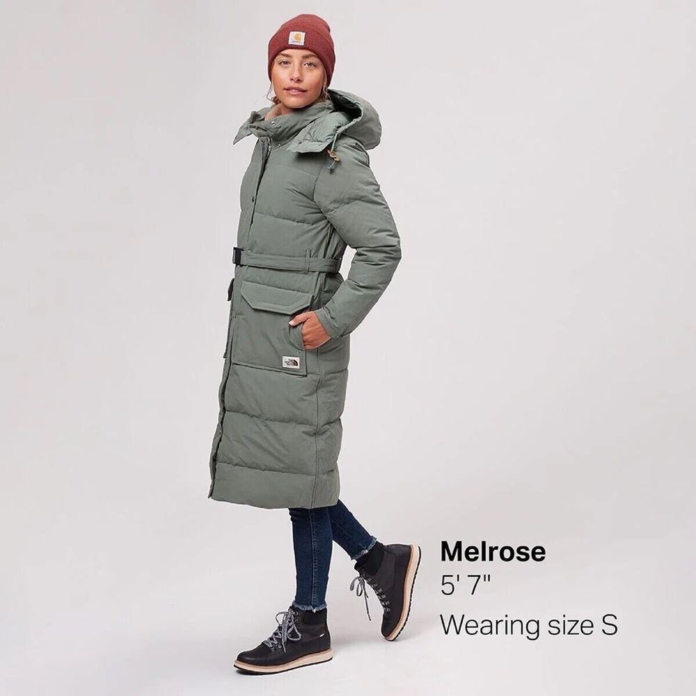 The North Face Women's Sierra Long Down Parka, Laurel Wreath Green in Small